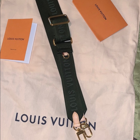 New Louis vuttion adjustable kaki strapW/gold tone - Picture 7 of 13